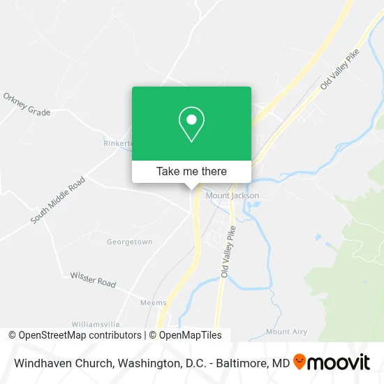 Windhaven Church map