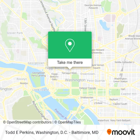 Todd E Perkins map