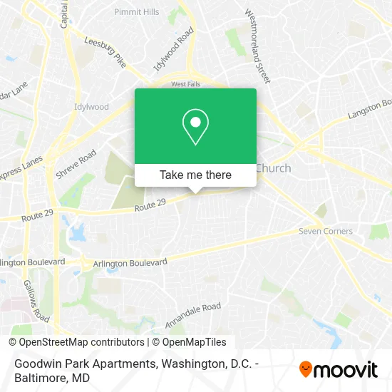 Goodwin Park Apartments map