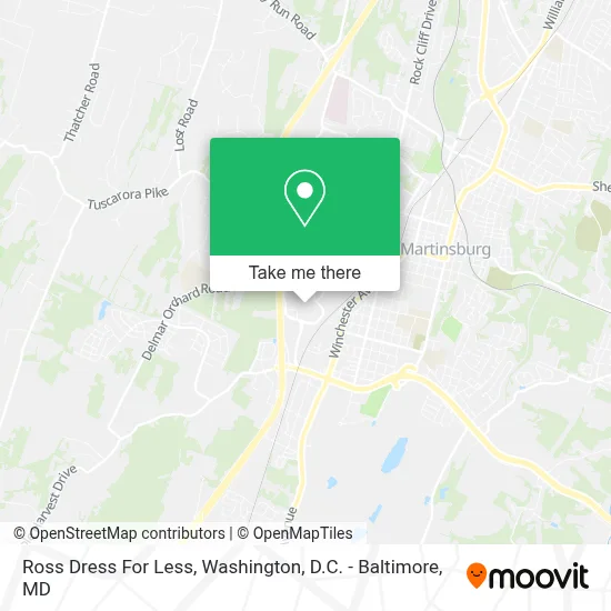 Ross Dress For Less map