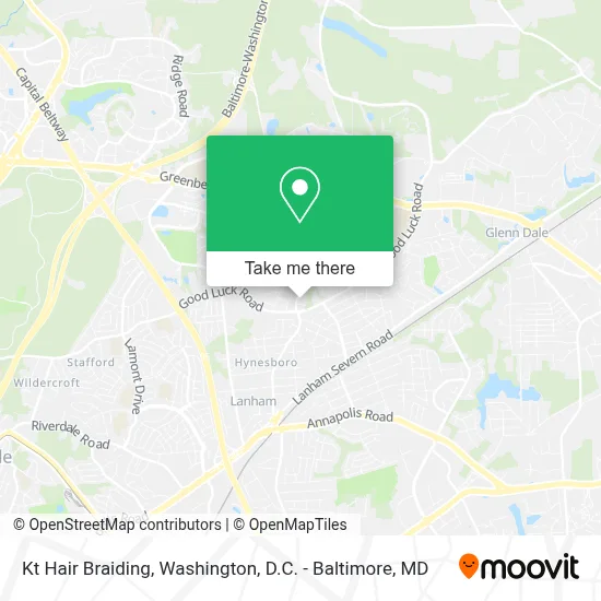 Kt Hair Braiding map