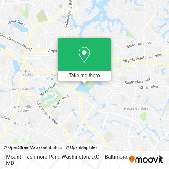 Mount Trashmore Park map