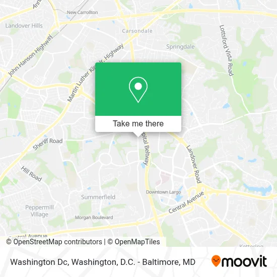Washington Dc map