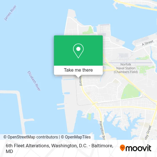 6th Fleet Alterations map