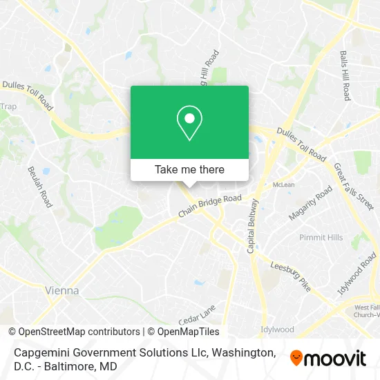 Capgemini Government Solutions Llc map