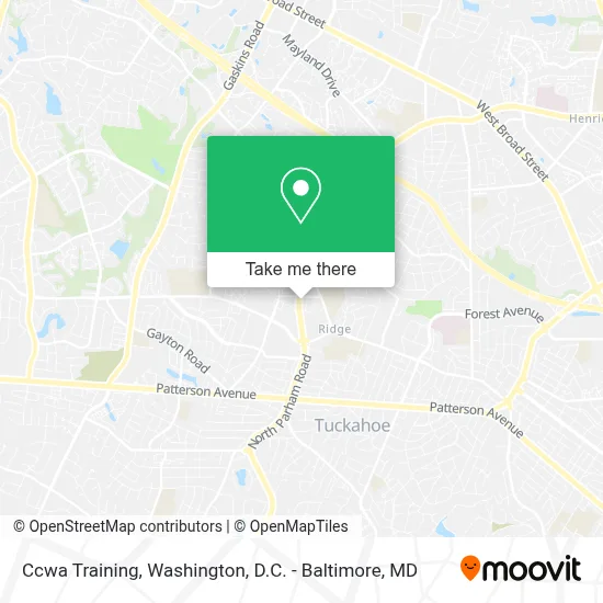 Ccwa Training map