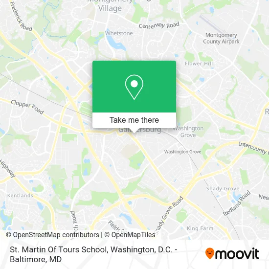 St. Martin Of Tours School map
