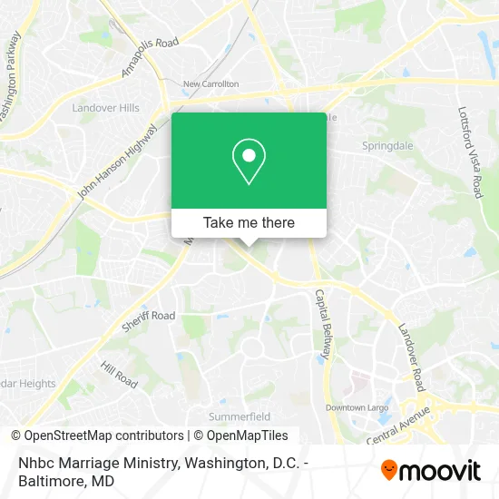 Nhbc Marriage Ministry map