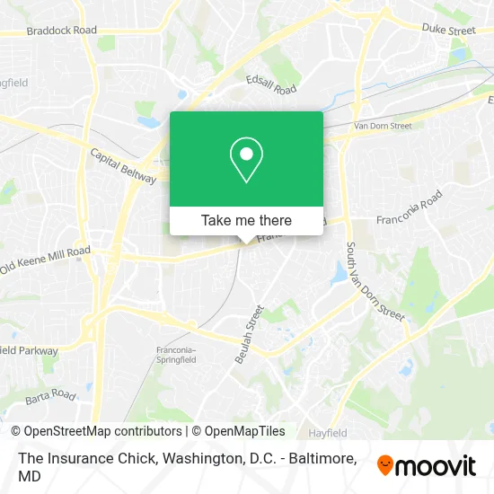 The Insurance Chick map