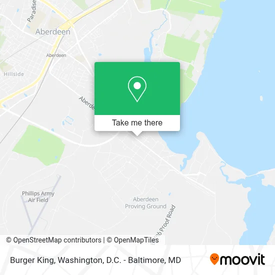 Burger King map