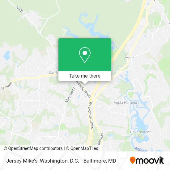 Jersey Mike's map