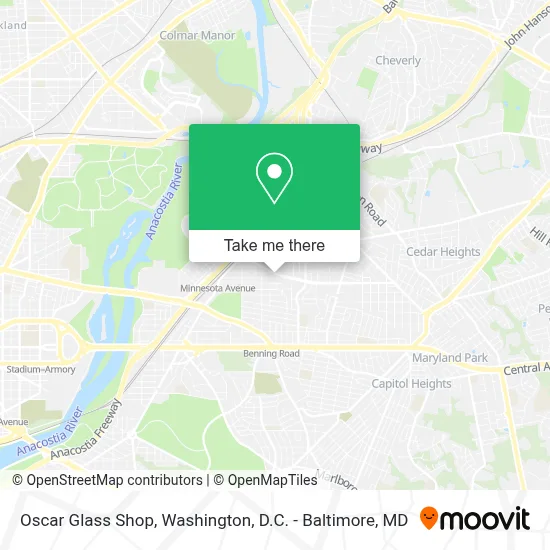 Oscar Glass Shop map