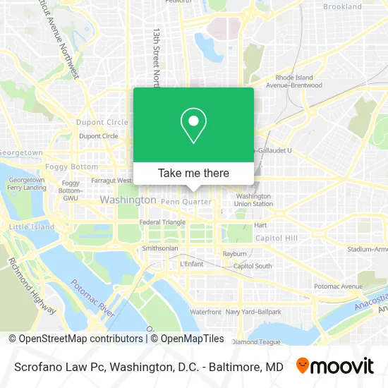 Scrofano Law Pc map