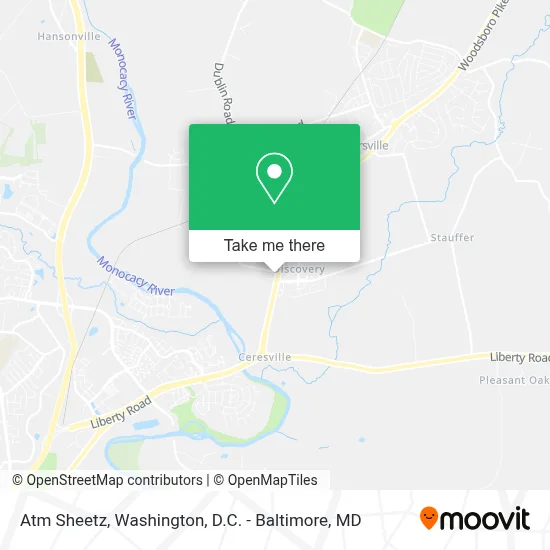 Atm Sheetz map