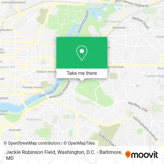 Jackie Robinson Field map