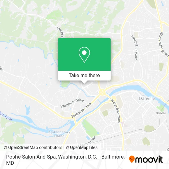 Poshe Salon And Spa map