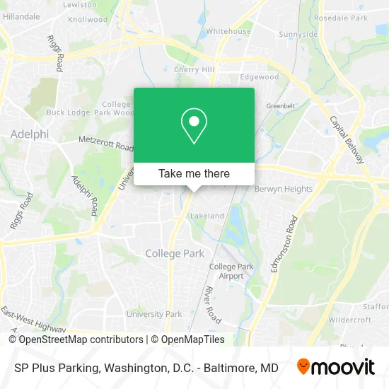 SP Plus Parking map