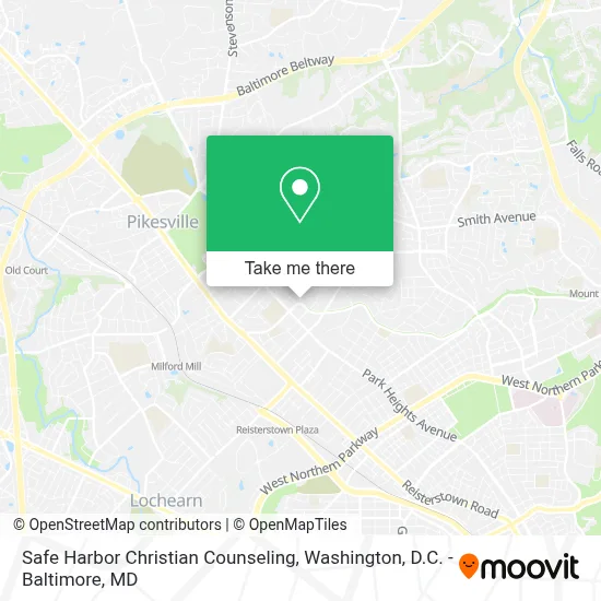 Safe Harbor Christian Counseling map