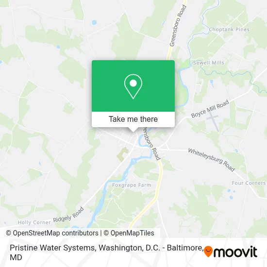 Pristine Water Systems map