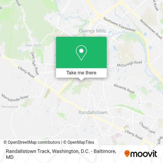 Randallstown Track map
