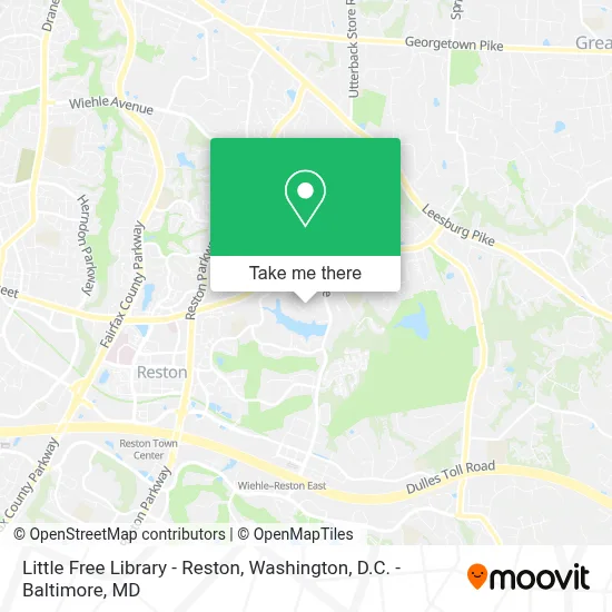 Little Free Library - Reston map