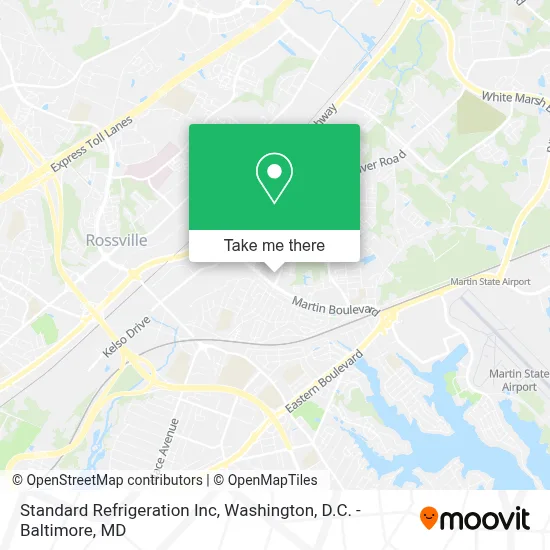 Standard Refrigeration Inc map