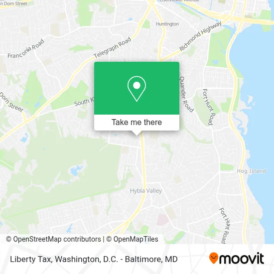 Liberty Tax map
