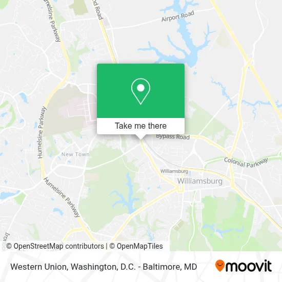 Western Union map