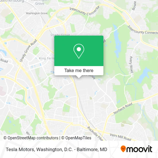 Tesla Motors map