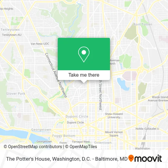 The Potter's House map