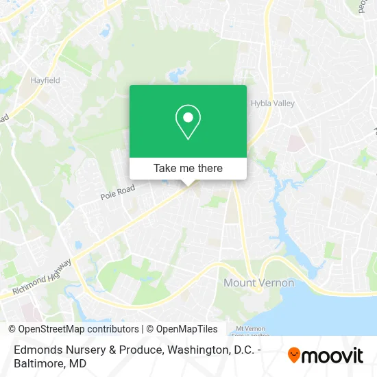 Edmonds Nursery & Produce map