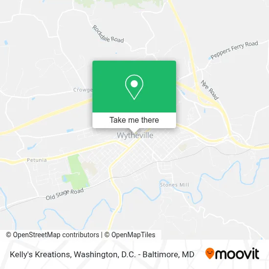 Kelly's Kreations map