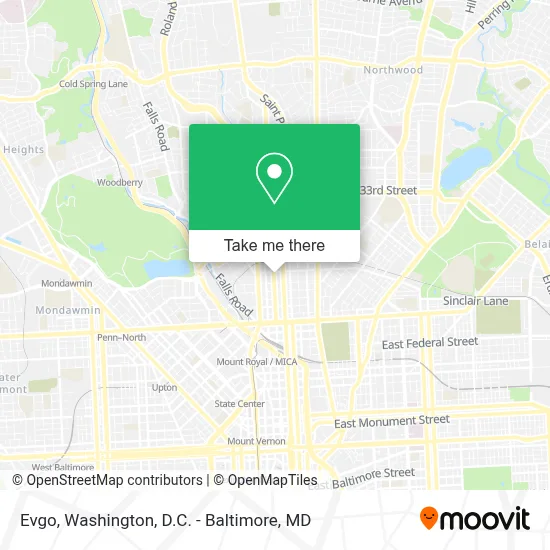 Evgo map