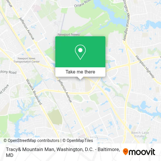 Tracy& Mountain Man map