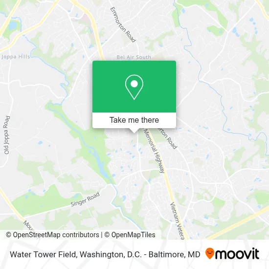Water Tower Field map