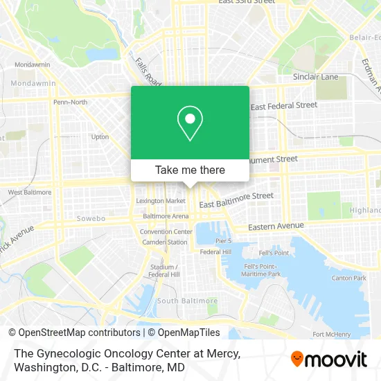 The Gynecologic Oncology Center at Mercy map
