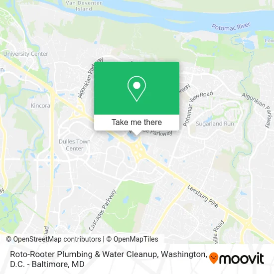 Roto-Rooter Plumbing & Water Cleanup map