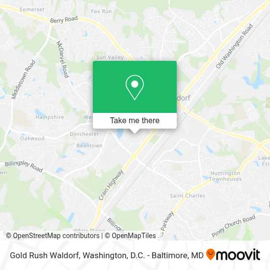 Gold Rush Waldorf map