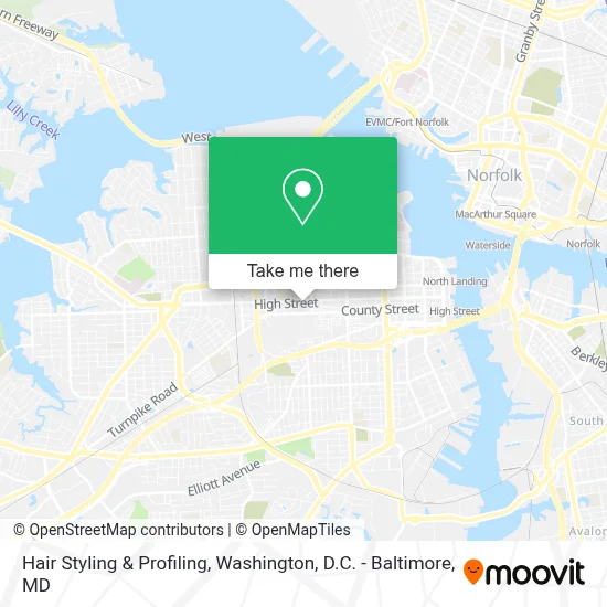 Hair Styling & Profiling map
