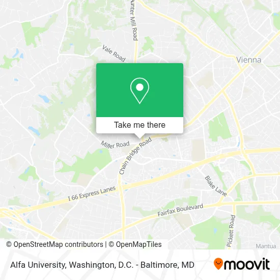 Alfa University map