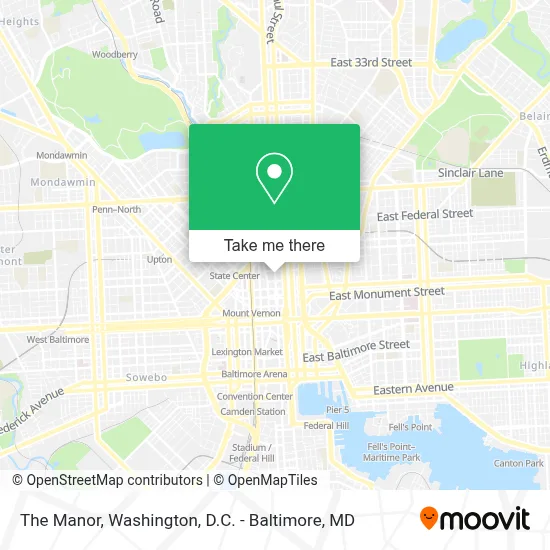The Manor map