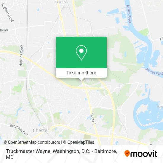 Truckmaster Wayne map