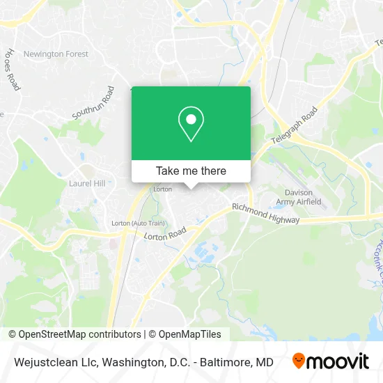Wejustclean Llc map