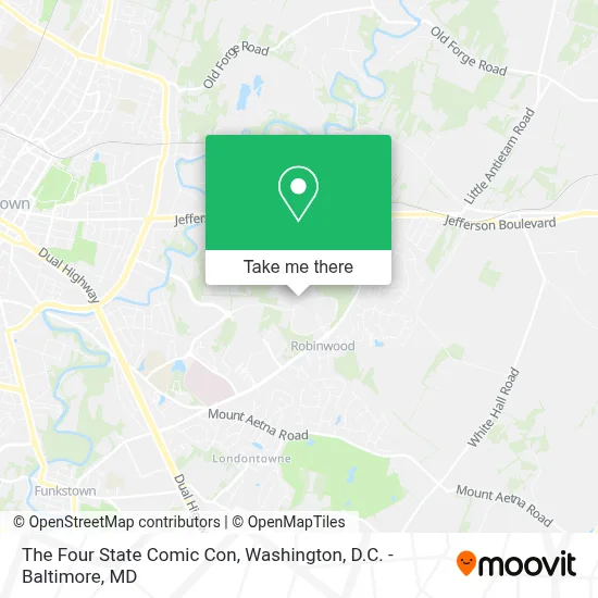 The Four State Comic Con map