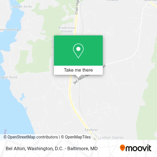 Bel Alton map