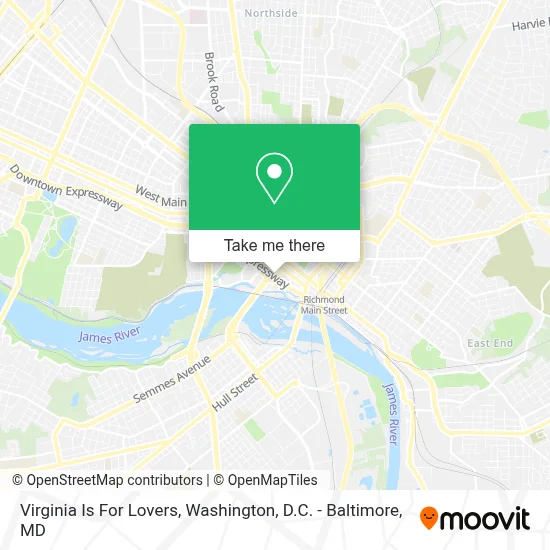 Virginia Is For Lovers map