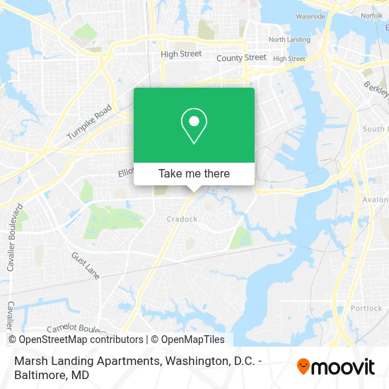 Marsh Landing Apartments map