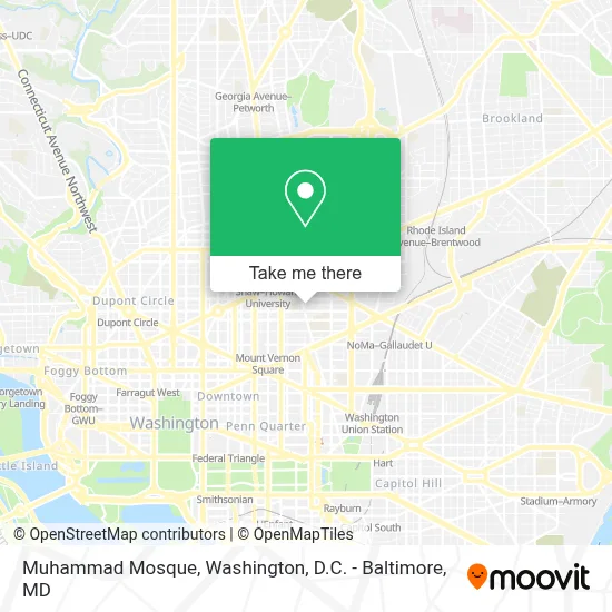 Muhammad Mosque map