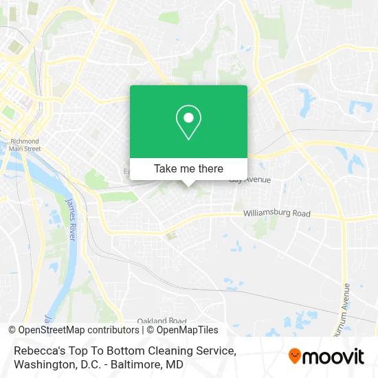 Rebecca's Top To Bottom Cleaning Service map