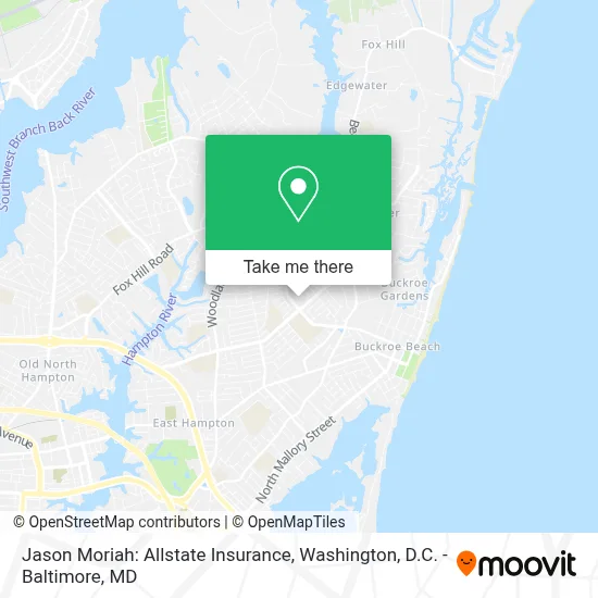 Jason Moriah: Allstate Insurance map